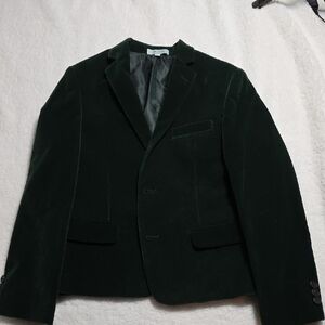 Class Club Dark Green Velvet Blazer